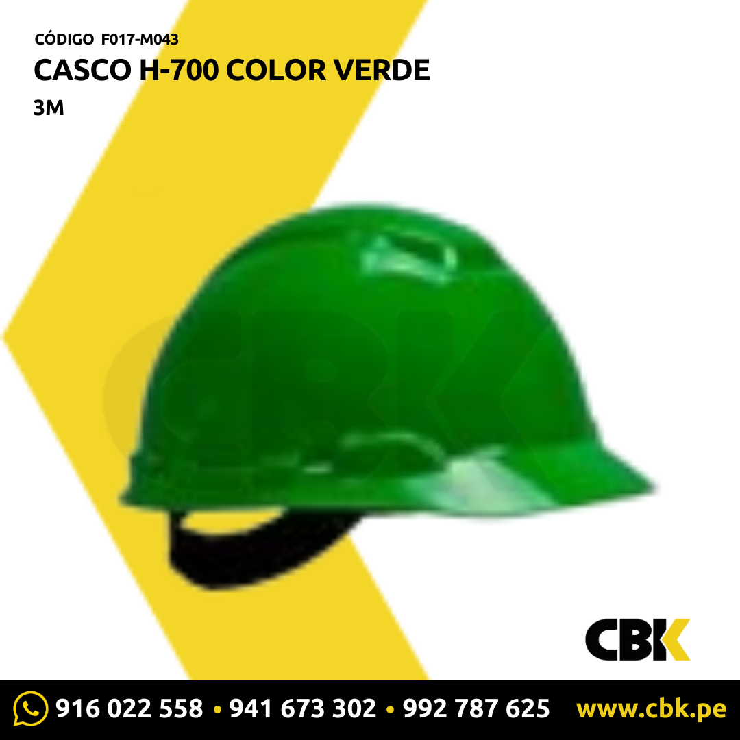 CASCO H-700 COLOR VERDE