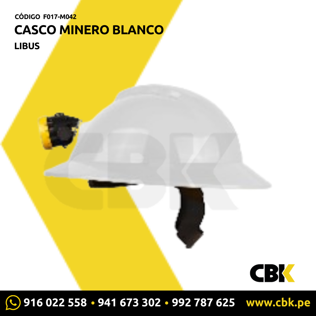 CASCO MINERO BLANCO